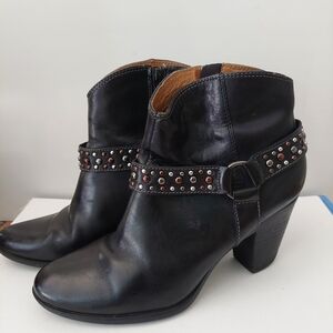 Sofft Black Studded Ankle Booties